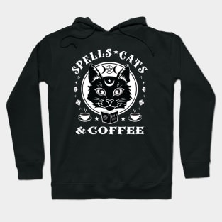 Spells, Cats & Coffee Hoodie